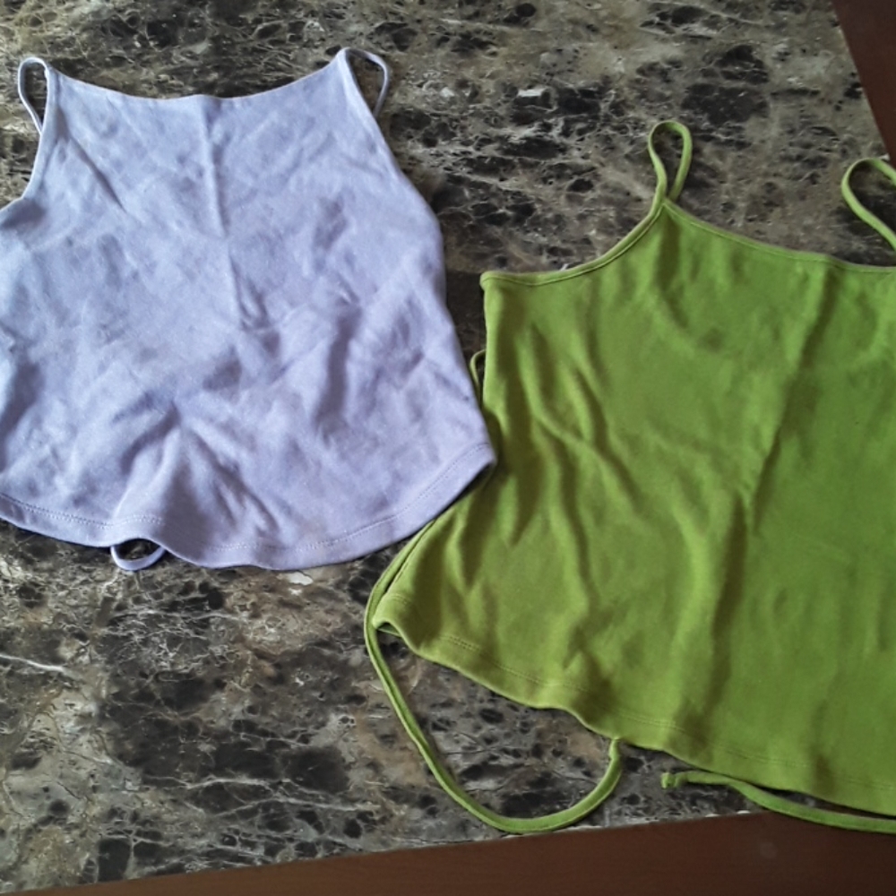 2 Strappy tops